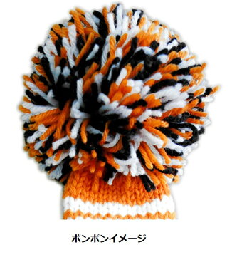 【ジャンクレイグヘッドカバー　JAN　CRAIG　HEADCOVER】オレンジ/ホワイト/ブラック　Orange/White/Black（ドライバー）