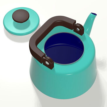 【即納可】フィーカ ティーケトル 2.1L ターコイズ Cookvessel(クックベッセル) サーモス(THERMOS) Fika IH対応 【琺瑯 ホーロー やかん ドリップケトル】