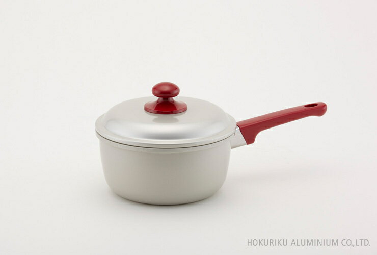 エフォート 片手鍋 18cm ホクア 《 北陸アルミ 硫酸アルマイト加工 日本製 GAS ガス火 HOKUA 》のサムネイル