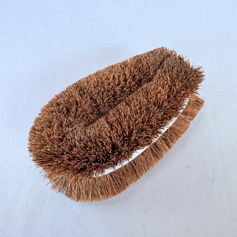 昔ながらの束子 たわし タワシ 大 裸 白ラベル パーム / 束子 たわし タワシ パーム 天然 亀の子 洗う ..