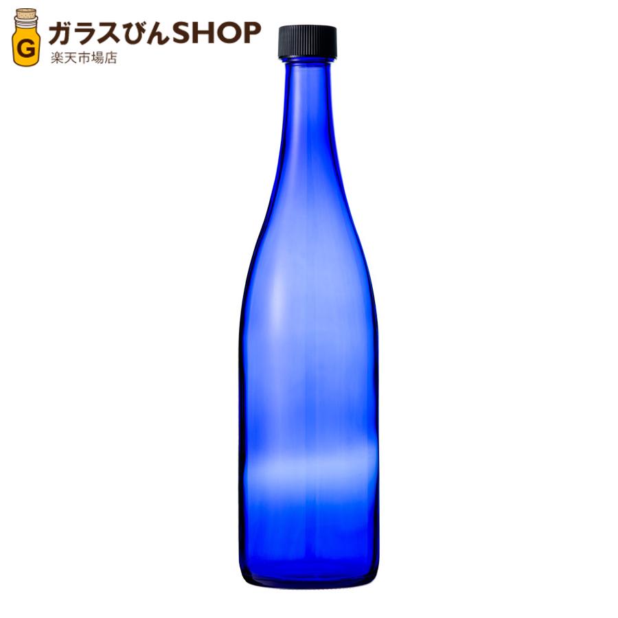 ガラス瓶 酒瓶 ブルーボトル ロングS720CBT 720ml ジュース瓶 飲料瓶 容器