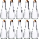 コルク付　ガラス瓶 オールラウンド120B 130ml 10本セット〈19.5×17×15〉 sauce bottle cork top