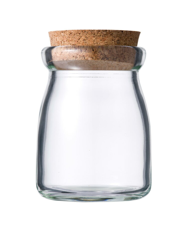 ガラス瓶 コルク瓶 ヨーグルト100 コルク付 100ml 〈45×40×15〉 glass bottle cork top 