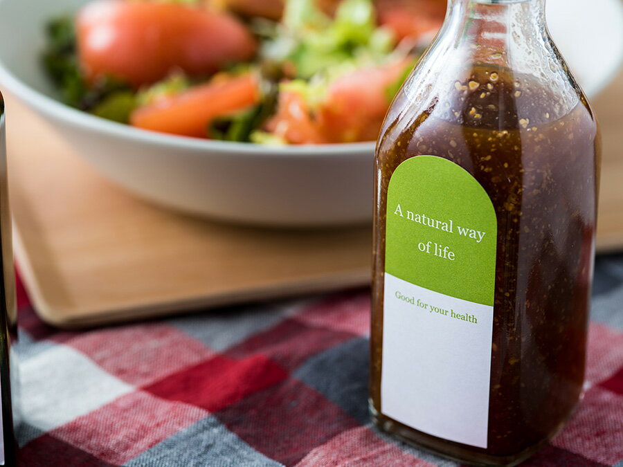 ドレッシング瓶用ラベル（A）