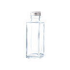 ハーバリウム 瓶 ガラス瓶　透明瓶　角瓶　SSE-100A 114ml glass bottle