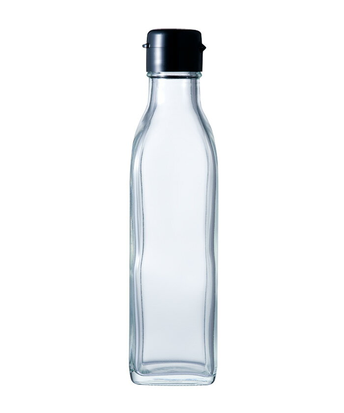 ガラス瓶 ドレッシング瓶 SO-200角A-N 212ml sauce bottle