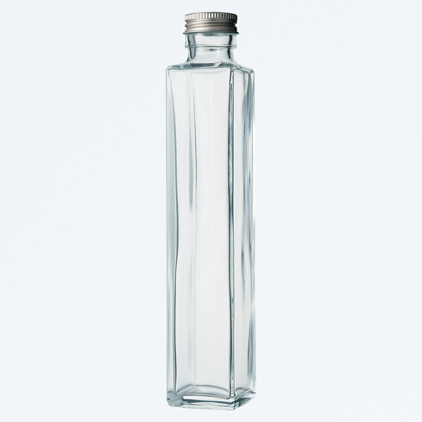 ハーバリウム、ドレッシング、タレ、オイルなどで使えるガラス瓶・透明瓶・角瓶・SSE-200A