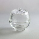 アミューズボックス -フタ付ガラス容器 ゆず型- ガラス容器 TS44017 glass container