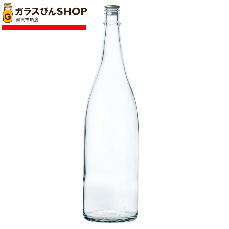 ガラス瓶 酒瓶 清酒1800-F（一升瓶）透明 1800ml 焼酎 sake bottle
