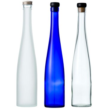 ガラス瓶 酒瓶 ワイン瓶 375モーゼル 3色セット 375ml glass bottle