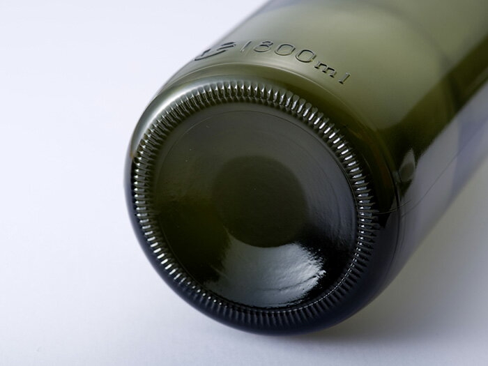 ガラス瓶 酒瓶 清酒1800-DS（一升瓶）ダークスモーク 1800ml sake bottle