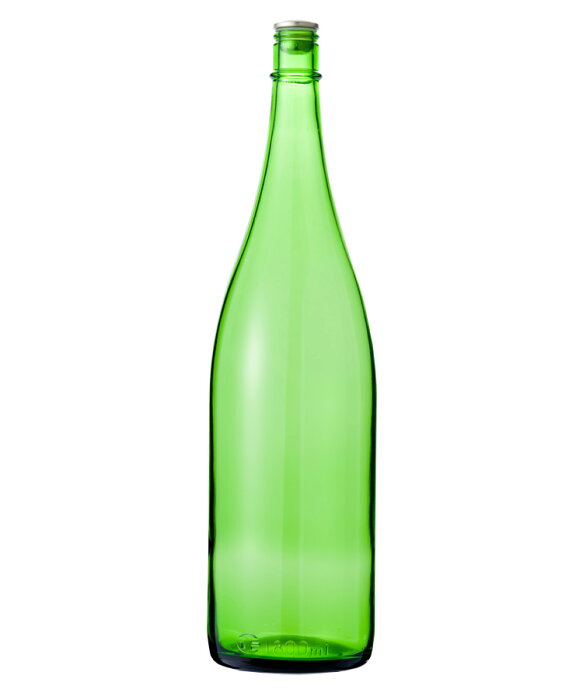 ガラス瓶 酒瓶 清酒1800-EG（一升瓶）Eグリーン 1800ml sake bottle