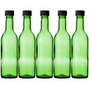 ガラス瓶 酒瓶 ワイン瓶 ワイン360 グリーン 360ml -5本セット- wine bottle