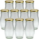 ガラス瓶 スイーツ瓶 ガラス保存容器 HANA140ST 158ml -10本セット-jar