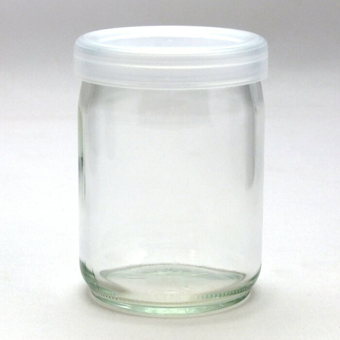 ガラス瓶 蓋付 プリン ヨーグルト瓶 ワンカップ100 100ml 53PE CAP jar