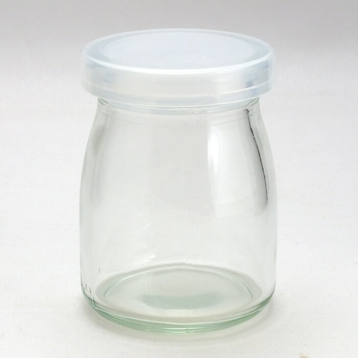 ガラス瓶 蓋付 プリン ヨーグルト瓶 ヨーグルト100 PE CAP 100ml jar