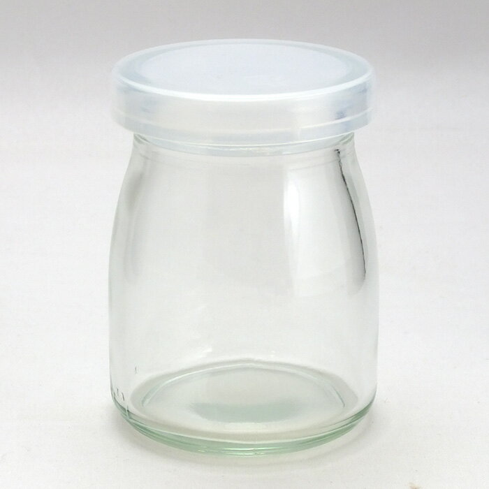 	プリン、ミルク、ヨーグルトなどに使えるガラス瓶
ガラス瓶 プリン・ヨーグルト瓶 ヨーグルト100 PE CAP 100ml jar 