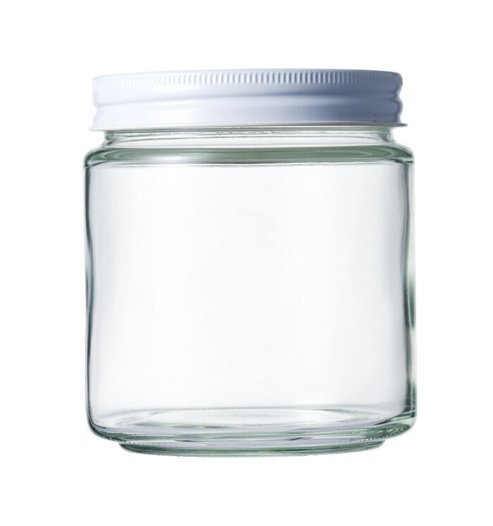 ガラス保存容器 食料瓶 H-600 510ml（白86s） jar 