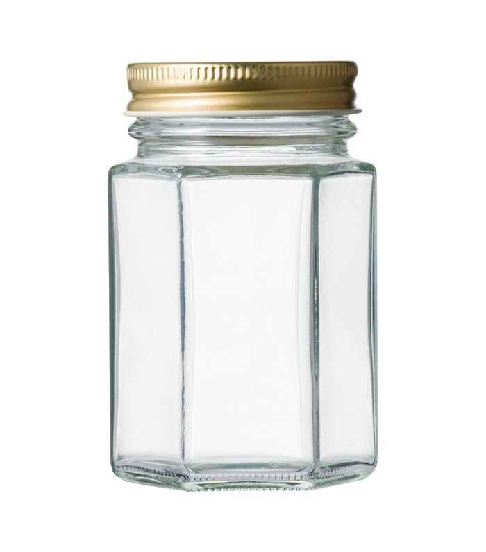 ガラス保存容器 食料瓶 SH-150-6角ネジ 155ml jar 