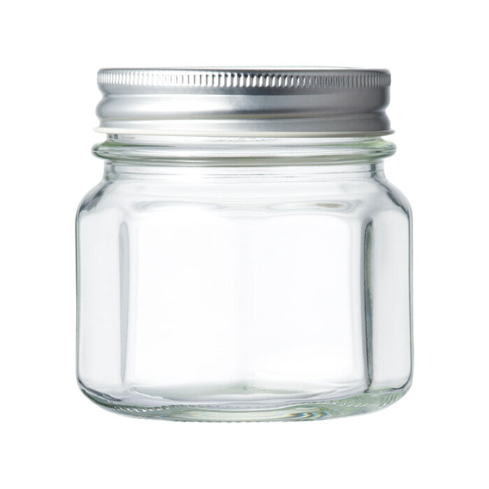 ガラス保存容器 食料瓶 SH8角 264ml jar