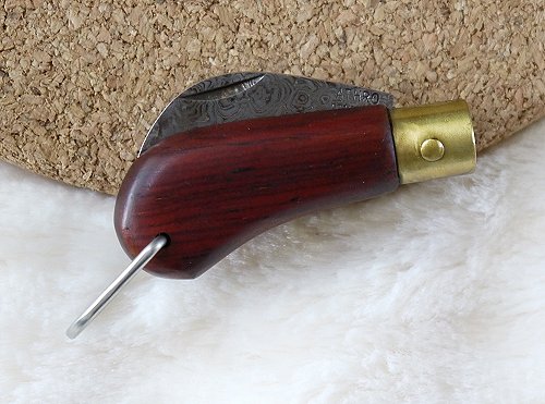 ATHRO (アスロ)ミニ鎌型ダマスカスナイフカマ型フォールディングナイフココボロ スリップジョイント通販格安セール情報 楽天 通販