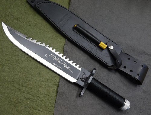 楽天市場 Master Cutleryマスター カタラリーrb9295 ランボーナイフrambo Ii ランボー２ シルベスター スタローンサイン入モデル本限定品 関の刃物屋ｍａｒｕｏｋｕネット