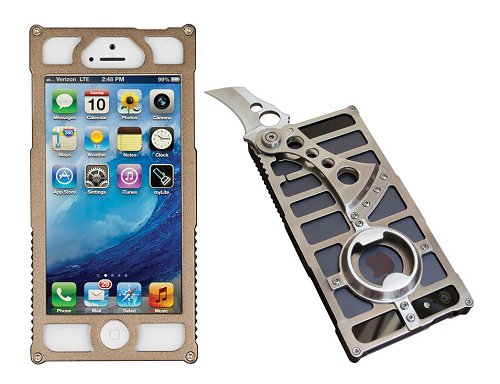 TactiCall Alpha 1 （タクティカル　アルファ　1）iPhone 5 Case Desert Tan I PHONE　5用ケース　デザートタンナイフ　ボトルオープナー付