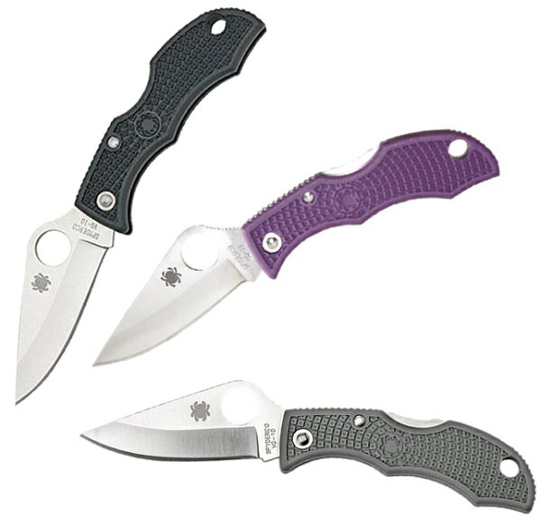 SPYDERCOスパイダルコLADYBUG 3レディーバグ 3VG10 キーチェーンナイフFRN ガラス繊維強化ナイロン◆ブラック(直刃・波刃)◆パープル(直刃)◆フォリッジグリーン(直刃)【SPY-LADYBAG3】【1157606】