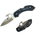 SPYDERCO スパイダルコDragonfly2 Waveドラゴンフライ2 ウェーブC28PGYW直刃 ストレートVG-10 FRN(ガラス繊維強化ナイロン) グレー背止めロッククリップ付