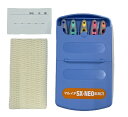 【1セットまでメール便 270円 対応商品】義春刃物マルイチ 彫刻刀 SX-NEO(全鋼)ラバーグリップ 5本組プラケース入り