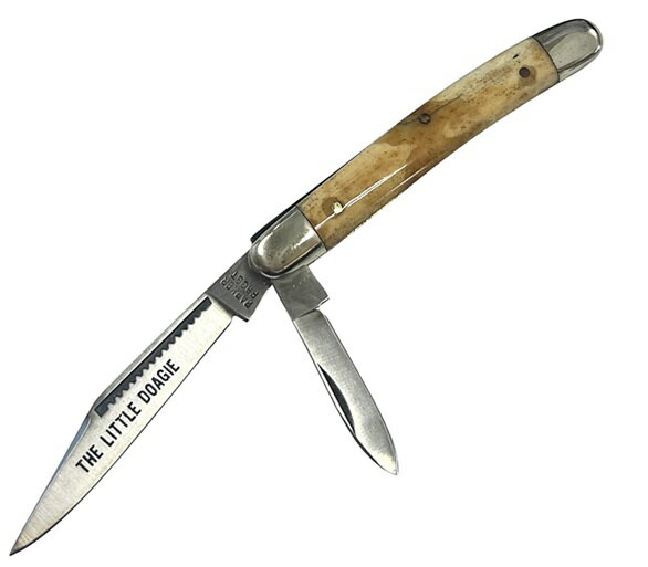 ◆難有り品◆PARKER パーカーFROST フロストボーンハンドル 2刀フォールディングナイフ日本製【54-G-10018557】