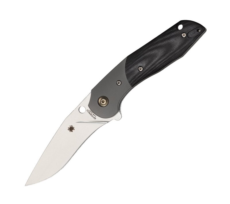 SPYDERCO　スパイダルコHanan Compression Lock CPM S30V鋼 マイカルタハンドルストレート　コンプレッションロックフォールディングナイフ【SPY-227GP】