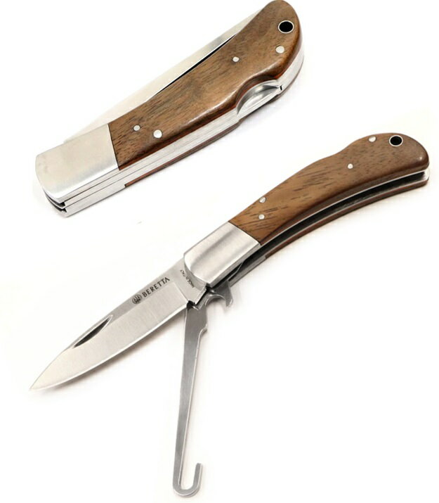 BERETTA　ベレッタ93529NYALA FOLDING BLADE KNIFEニアラ フォールディングナイフバードナイフ　バードフックウォールナット