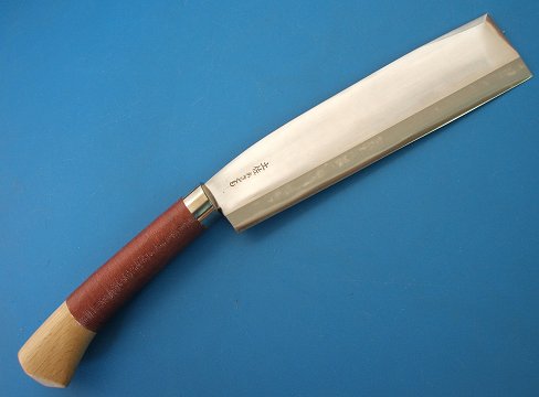 Red Orca レッド オルカ 秋友義彦作角鉈 腰鉈6寸 180mm片刃 紐巻