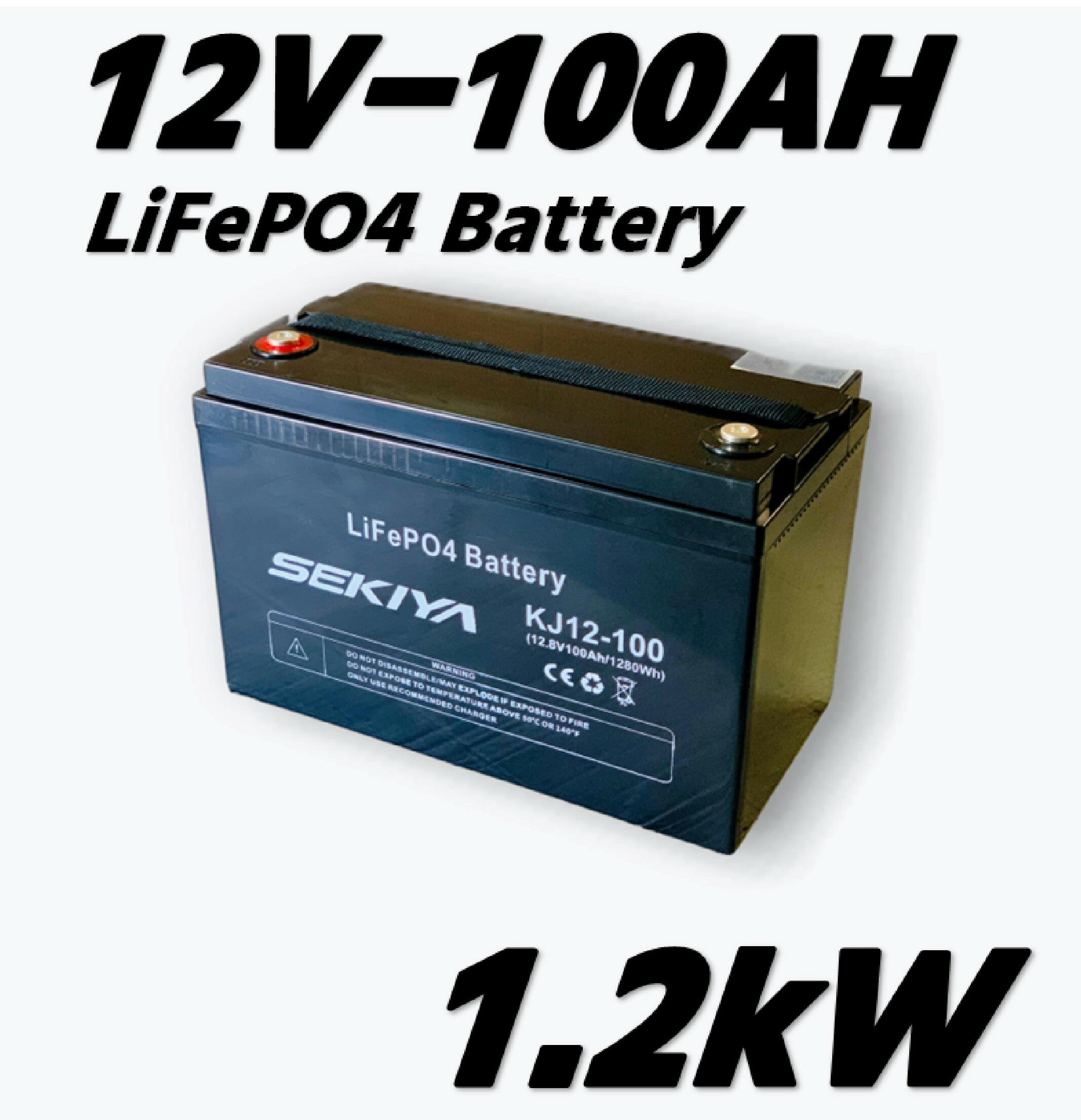 SEKIYA LiFePO4 Ŵࡡ12v100Ah3000Ȥ  顼 Ӥ 3000Ĺ...