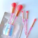 ＼プロも愛用／メイクブラシ 5本セット《ピンク》sugar.C beauty THE PINK CANDY BRUSHS/アイシャドウブラシ/メイク/メイク道具/化粧筆/ブラシセット/チークブラシ/化粧ブラシ/シェーディング/ハイライトブラシ