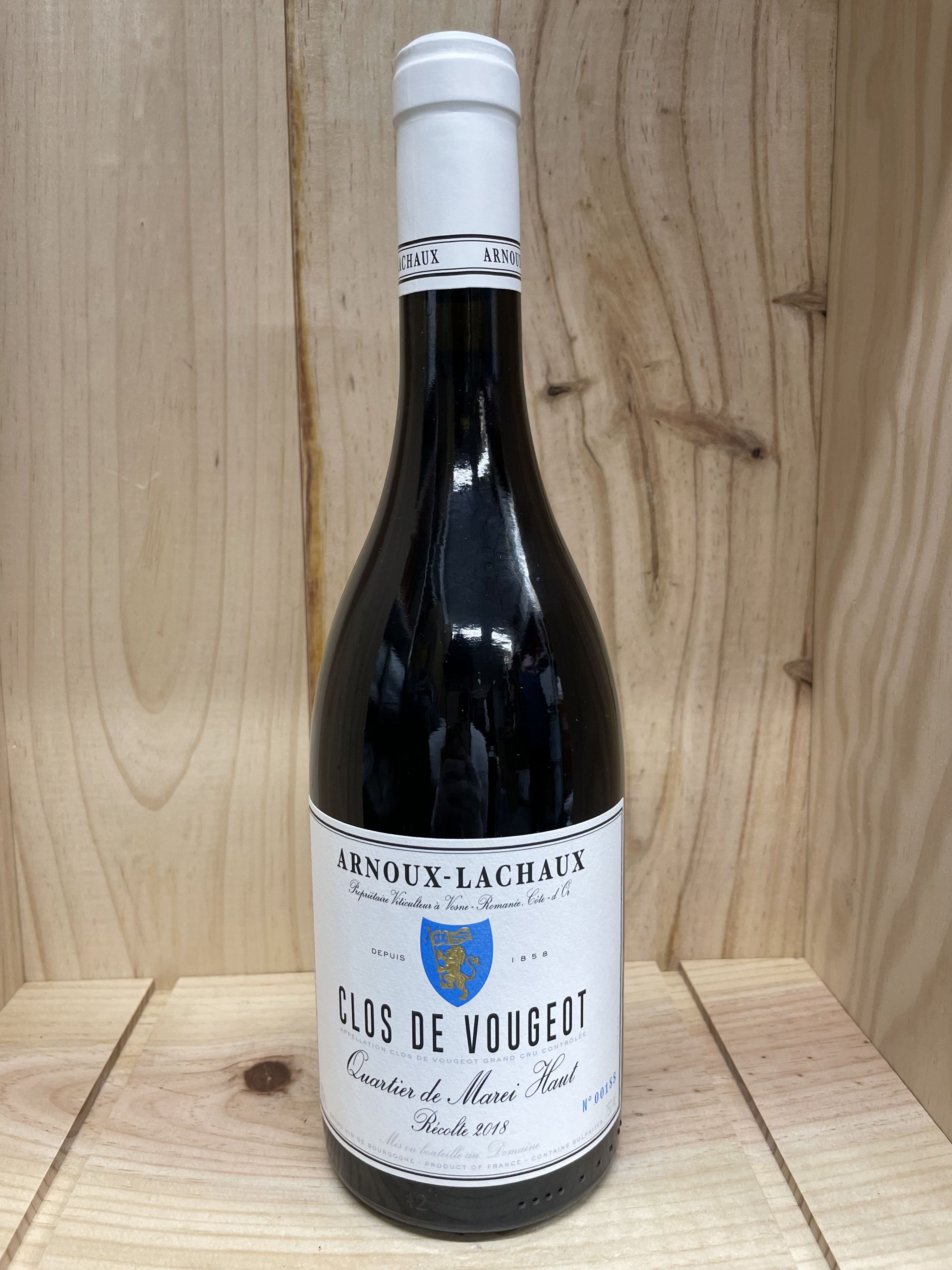 Ak[ V[ N h [W JeBGEhE}CEI[ O N 2018 Domaine Arnoux Lachaux Clos de Vougeot Quartier de Marei Haut Grand Cru tX uS[j ԃC 750ml