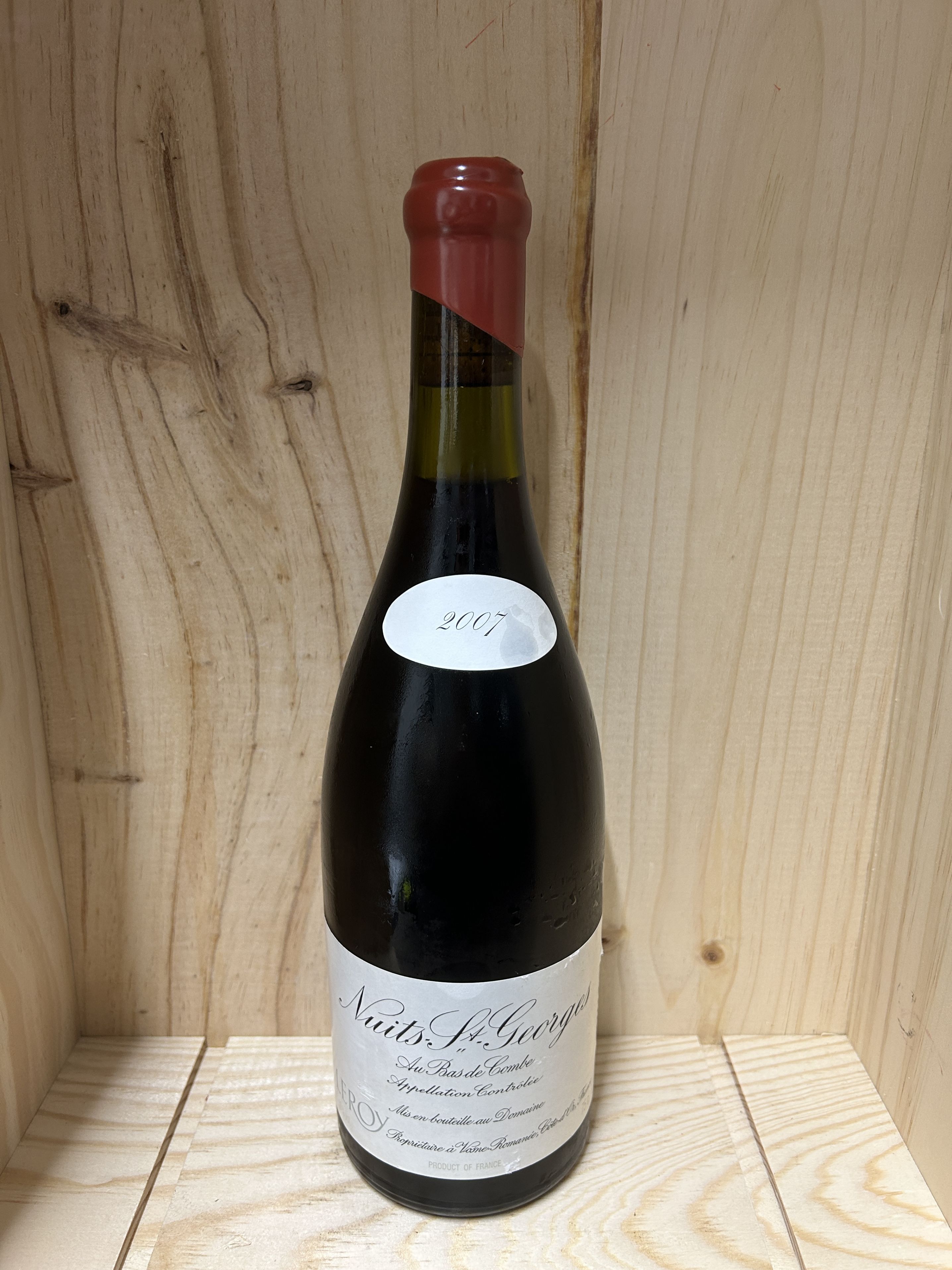 2007 ニュイ サン ジョルジュ オー バ ド コンブ ドメーヌ ルロワ 赤ワイン 750ml Domaine Leroy Nuits Saint Georges Aux Bas De Combe フランス ブルゴーニュ