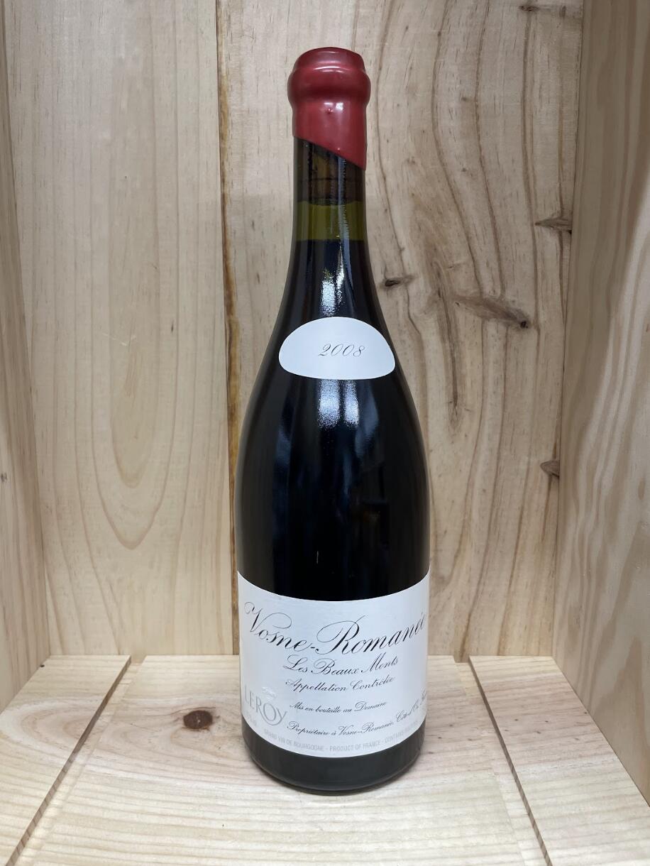 2008 ヴォーヌ ロマネ レ ボーモン ドメーヌ ルロワ 赤ワイン 750ml Domaine Leroy Vosne Romanee Les Beaux Monts フランス ブルゴーニュ