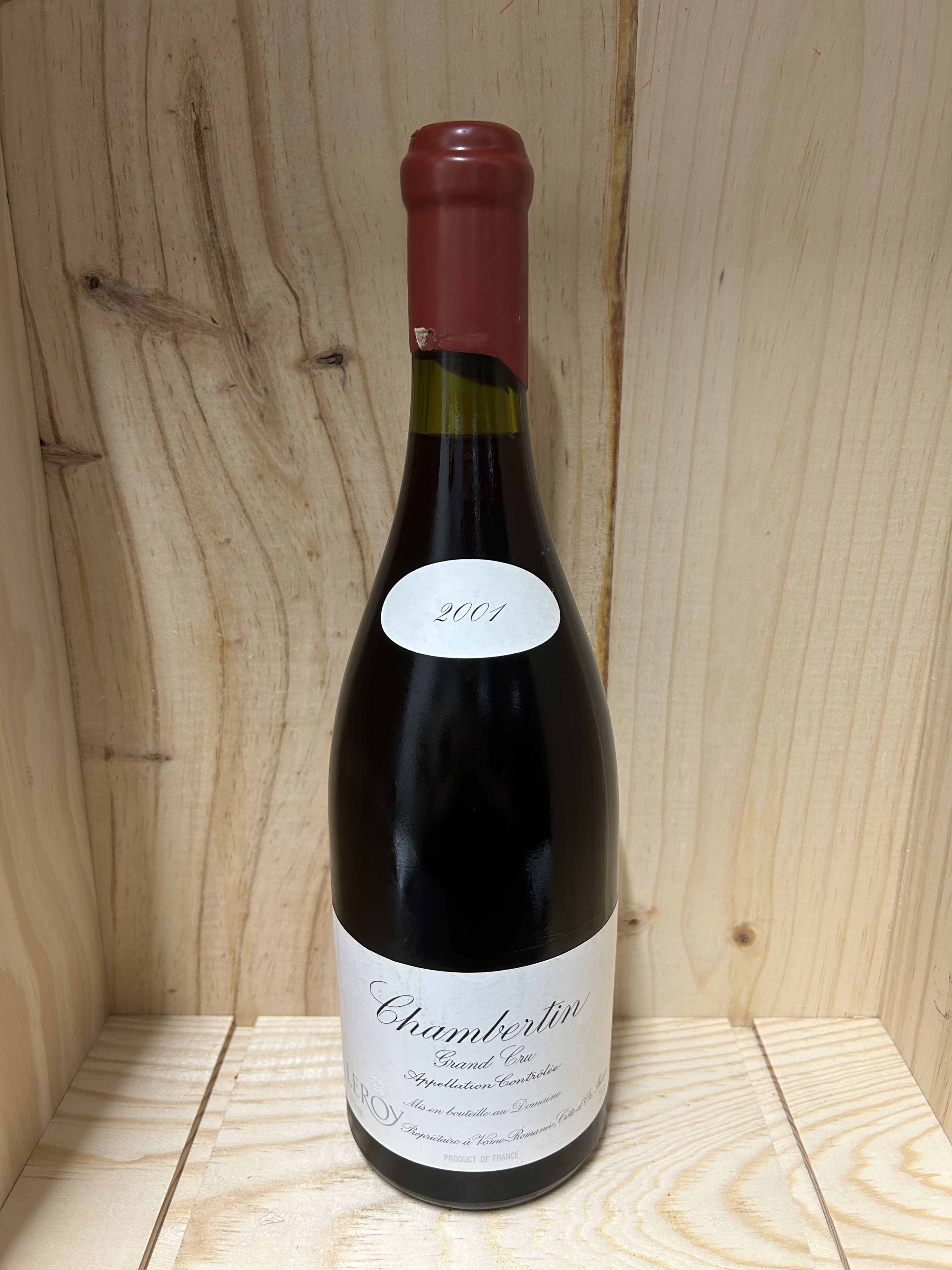 2001 シャンベルタン グラン クリュ ドメーヌ ルロワ 赤ワイン 750ml Domaine Leroy Chambertin Grand Cru フランス ブルゴーニュ