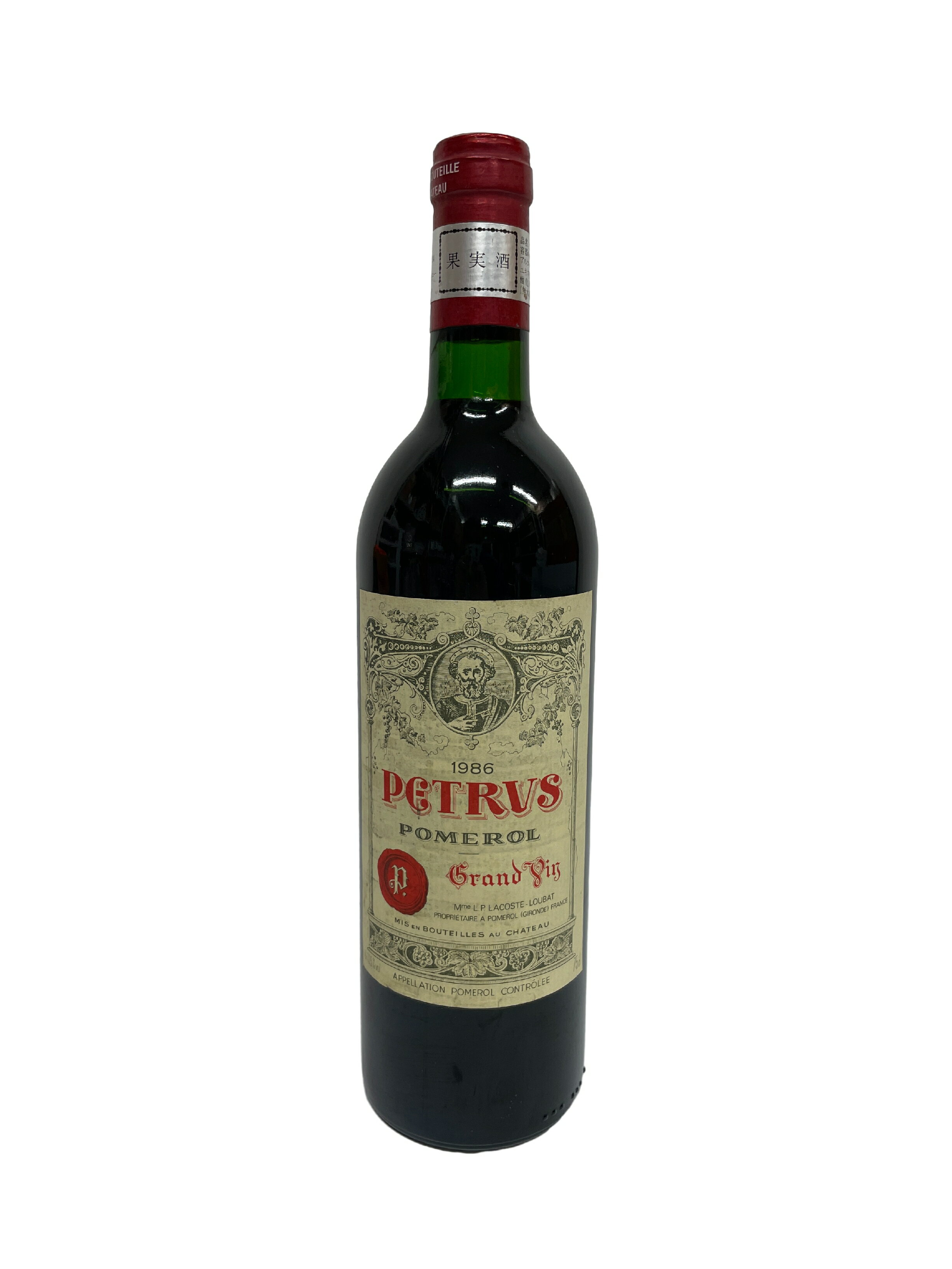 1986 Vg[ ؃gX ԃC 750ml Chateau Petrus tX {h[