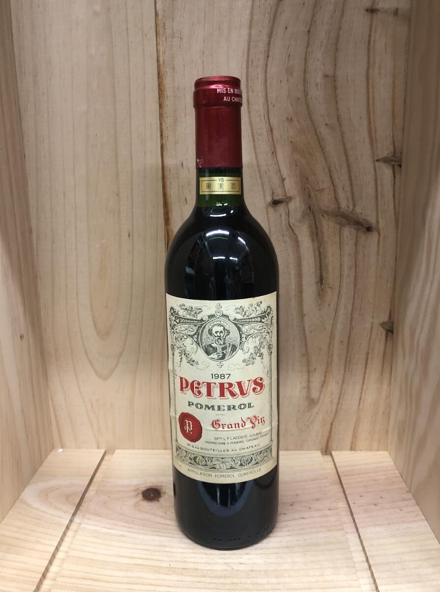 1987 Vg[ ؃gX ԃC 750ml Chateau Petrus tX {h[