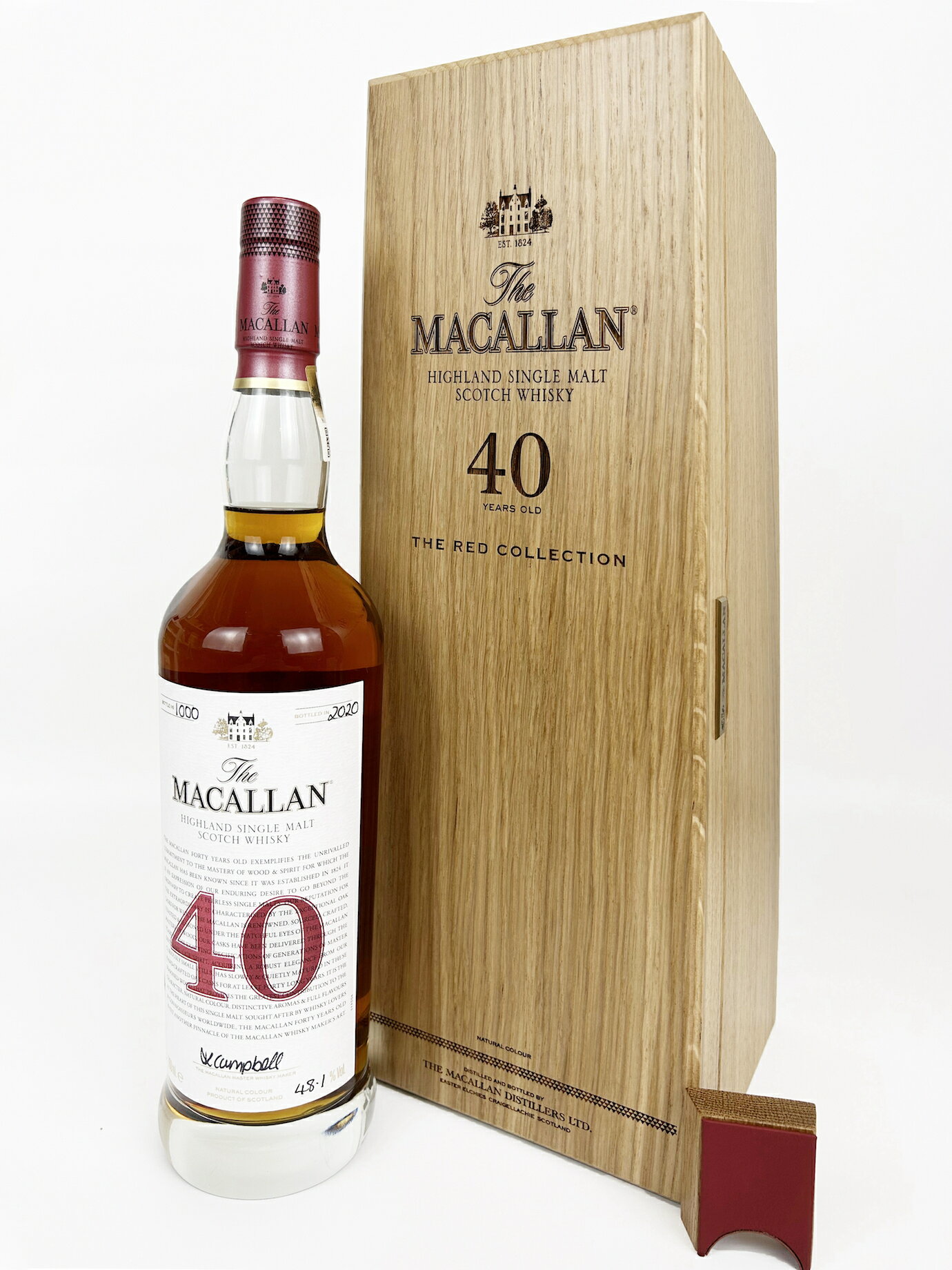 マッカラン 40年 ザ・マッカラン The Macallan 40 year old The Red Collection 箱付 スコッチ ウイスキー 48.1% 700ml