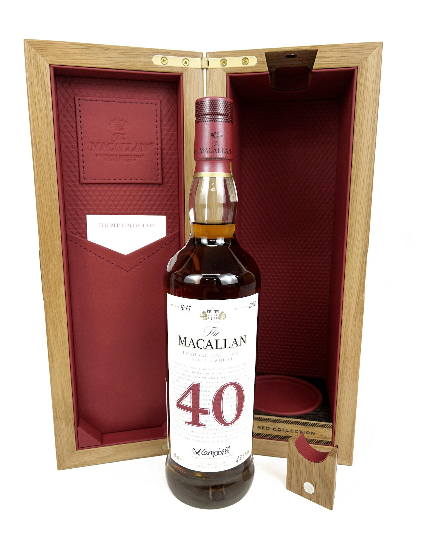 マッカラン 40年 ザ・マッカラン The Macallan 40 year old The Red Collection 箱付 スコッチ ウイスキー 48.1% 700ml