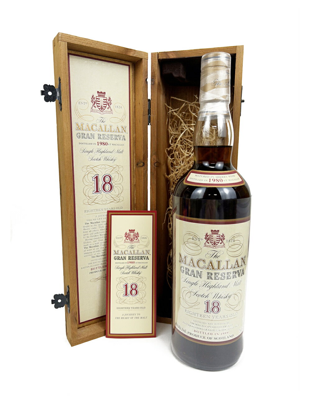 マッカラン 1980-1999 18年 グラン レゼルバ Gran Reserva 旧ボトル ザ・マッカラン The Macallan 18 year old シェリーカスク 40% 750ml スコッチ ウイスキー