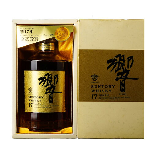 【東京都内限定発送】ウイスキー サントリー Hibiki 響 17年 ゴールドラベル 750ml 【東京都内限定発送】ウイスキー サントリー Hibiki 響 17年 ゴールドラベル 750ml