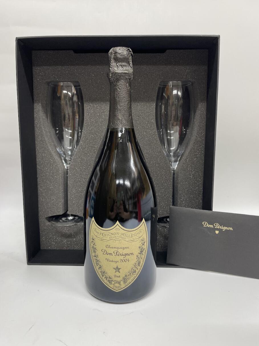 2004 ドンペリニヨン ヴィンテージ Brut ブリュット 750ml Domaine Perignon Vintage Brut 辛口 Champagne France シャンパーニュ フランス 750ml 12.5% 化粧箱入り ガラス付き