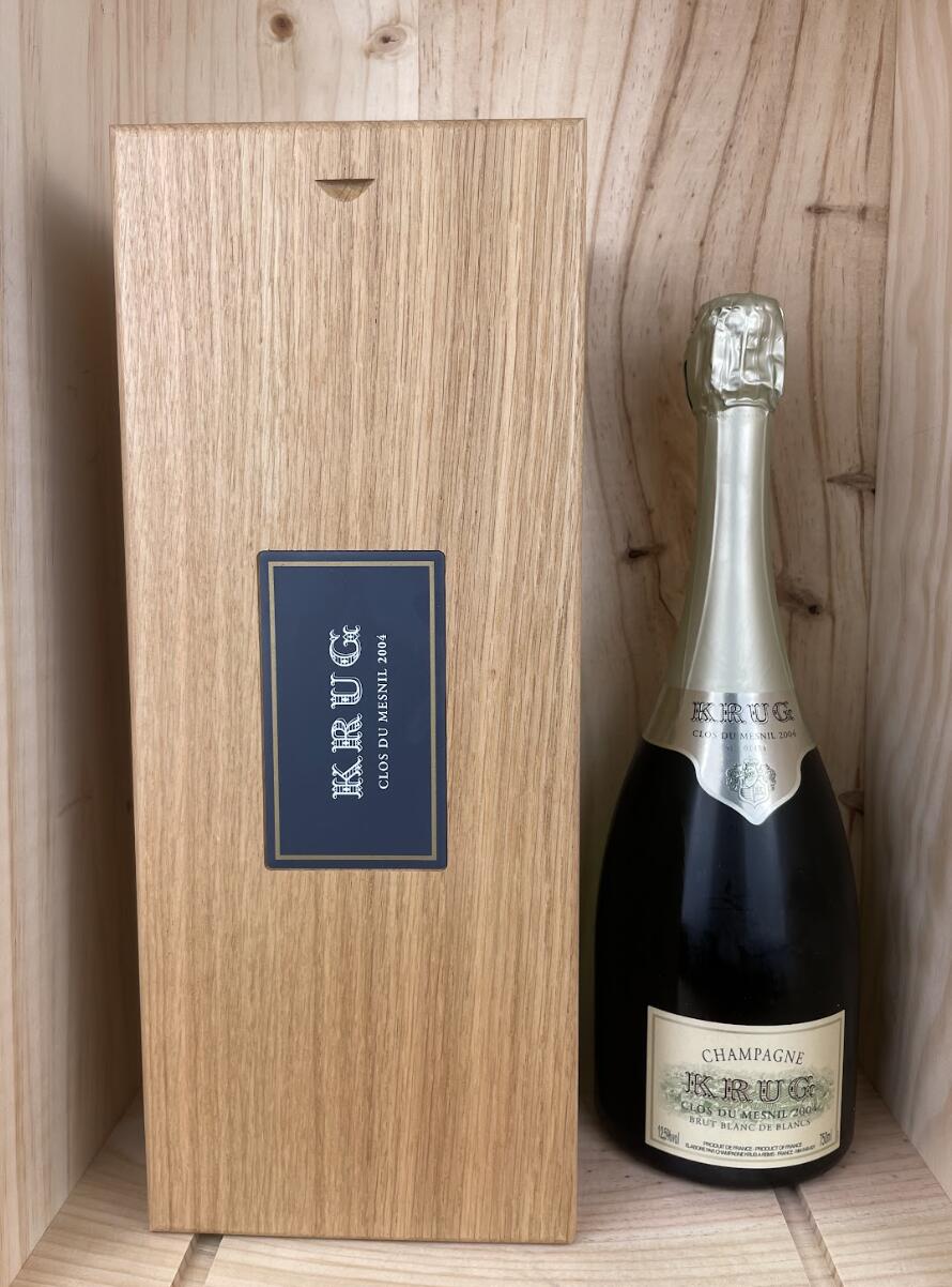 2004 クリュッグ クロ デュ メニル ブリュット ブラン ド ブラン 木箱入り Krug Clos du Mesnil Brut Blanc de Blancs 750ml フランス シャンパン シャンパーニュ