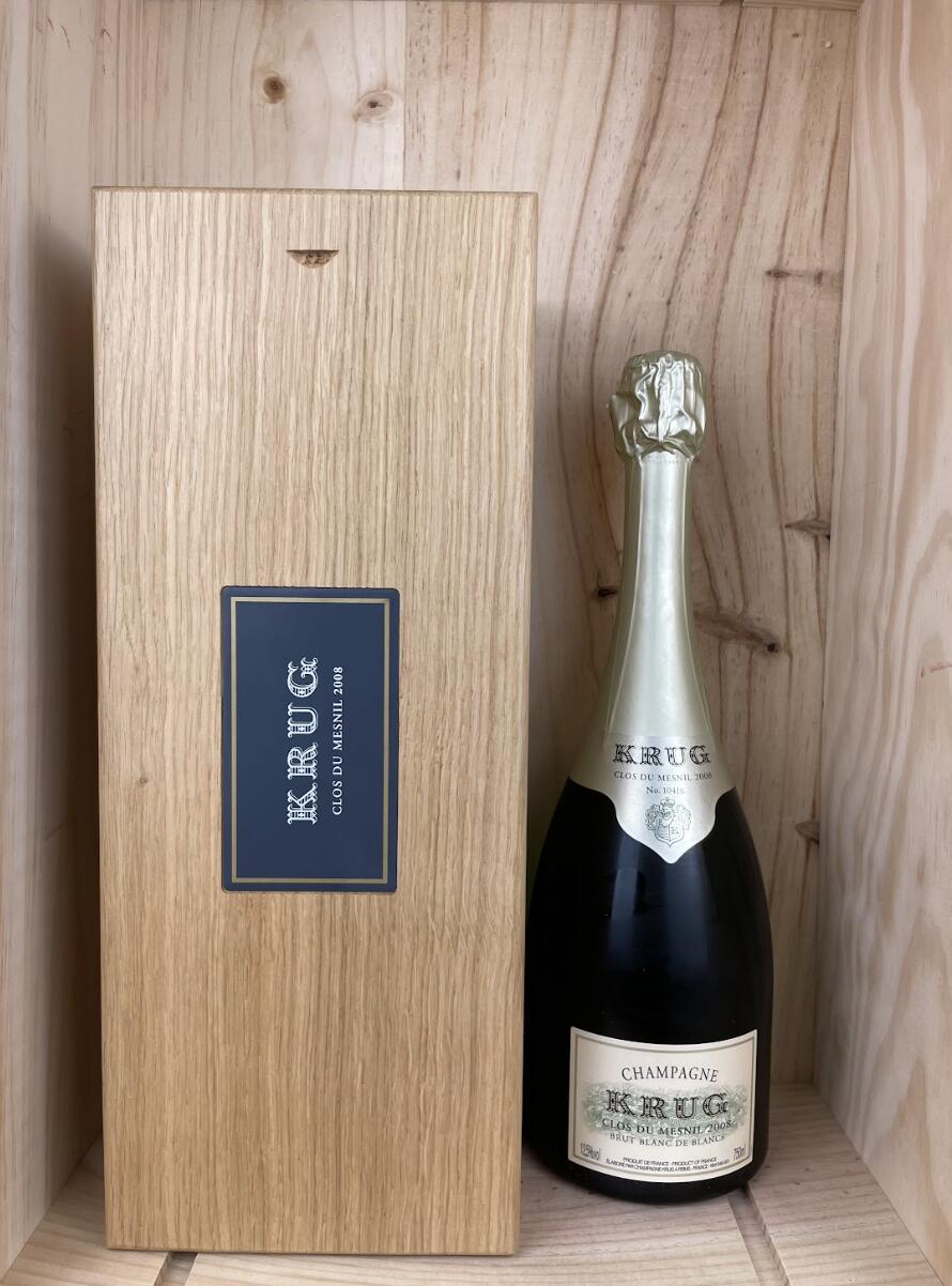 2008 クリュッグ クロ デュ メニル ブリュット ブラン ド ブラン 木箱入り Krug Clos du Mesnil Brut Blanc de Blancs 750ml フランス シャンパン シャンパーニュ