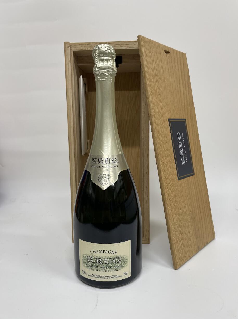 2006 クリュッグ クロ デュ メニル ブリュット ブラン ド ブラン 木箱入り Krug Clos du Mesnil Brut Blanc de Blancs 750ml フランス シャンパン シャンパーニュ